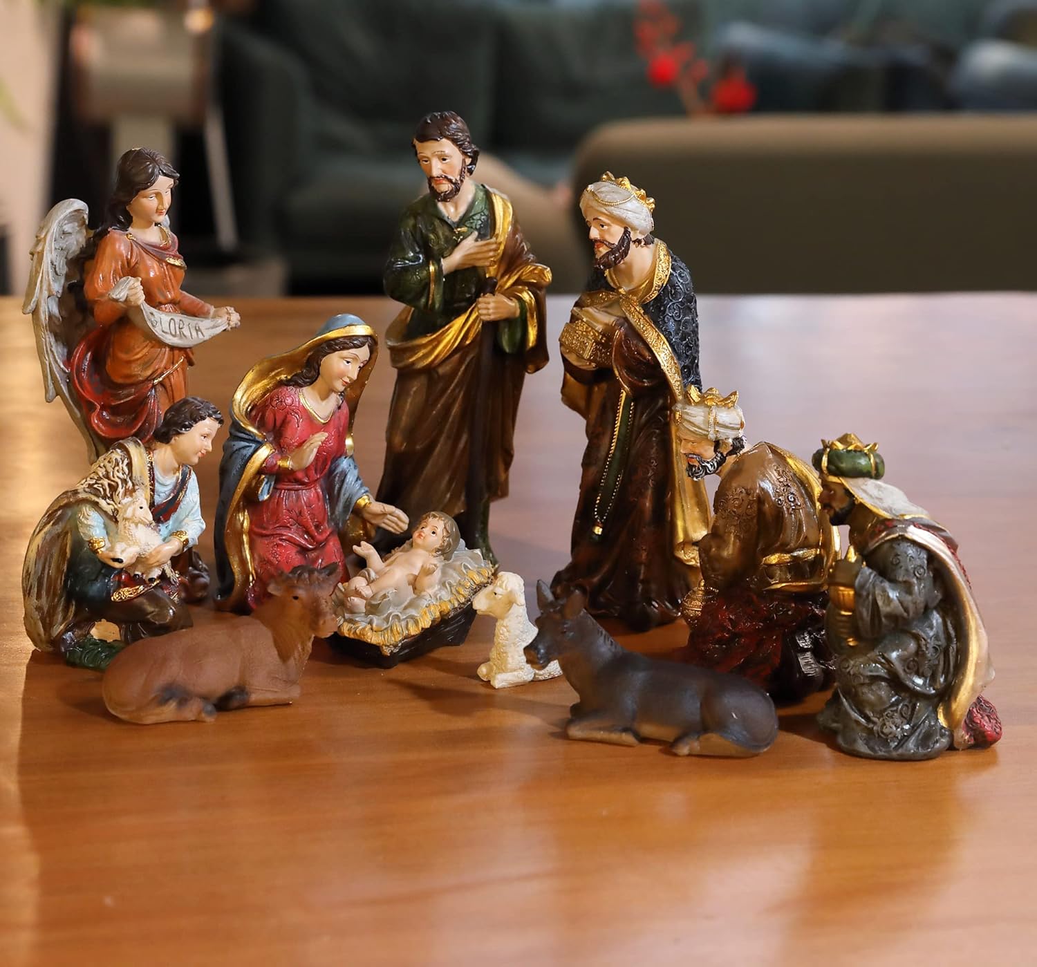 Presépio Tradicional Sagrada Família – 11 Peças (21 -32 cm)