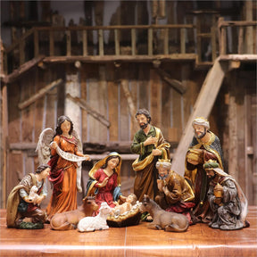 Presépio Tradicional Sagrada Família – 11 Peças (21 -32 cm)