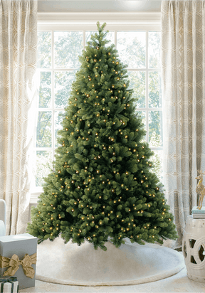 Árvore Realeza com 1200 LEDs Brancos e Coloridos